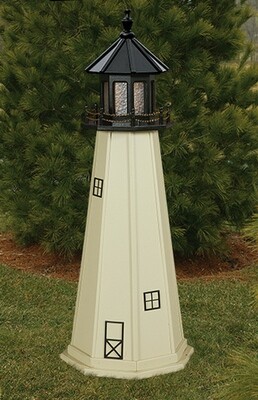 Wooden Split Rock Lawn Lighthouse