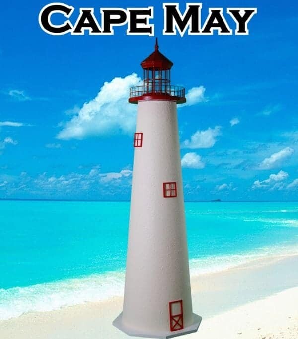 E-Line Cape May Lawn Lighthouse