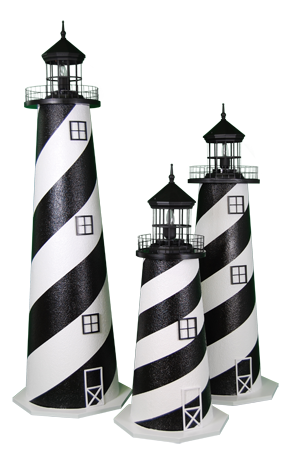 Budget Cape Hatteras Stucco Lighthouse