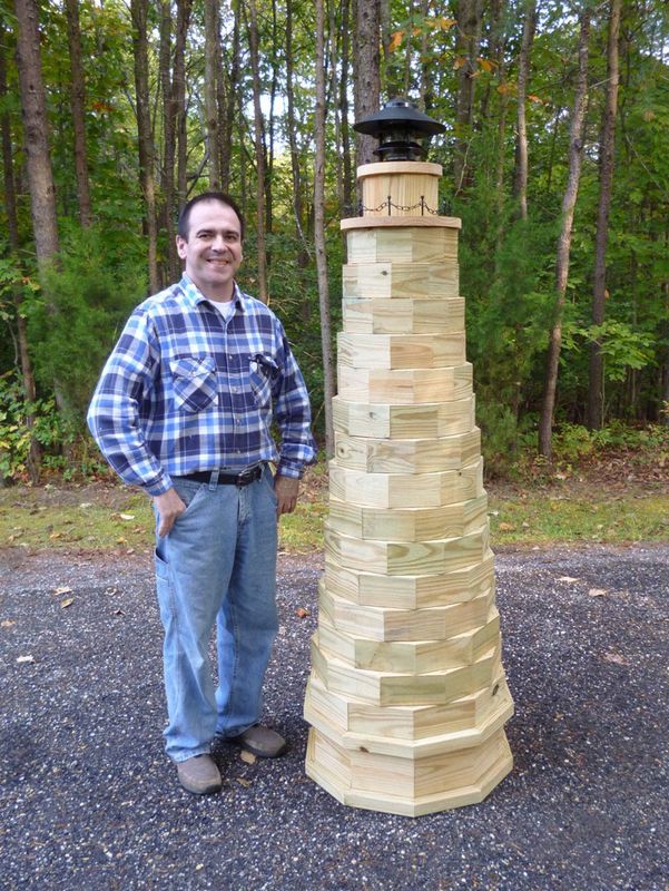 Woodworking Plans for 15 Different Lawn Lighthouses