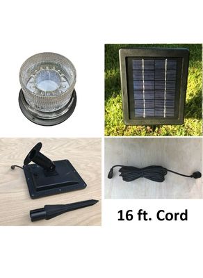 Revolving Solar Beacon Light Kit