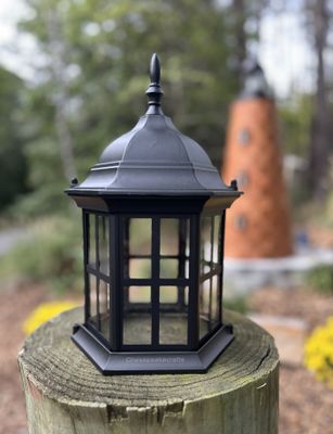 Metal lighthouse top