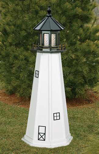 Wooden Cape Cod Lawn Lighthouse