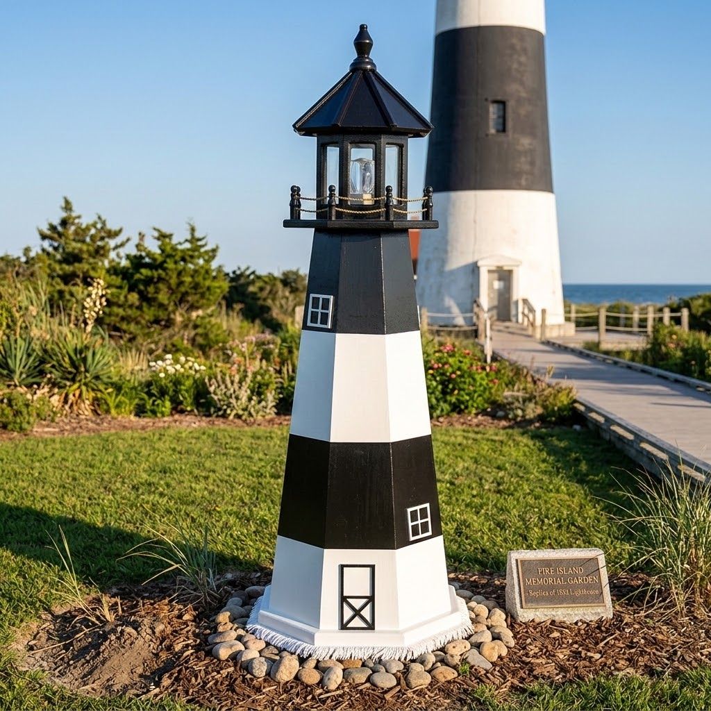Wooden Fire Island Lawn Lighthouse