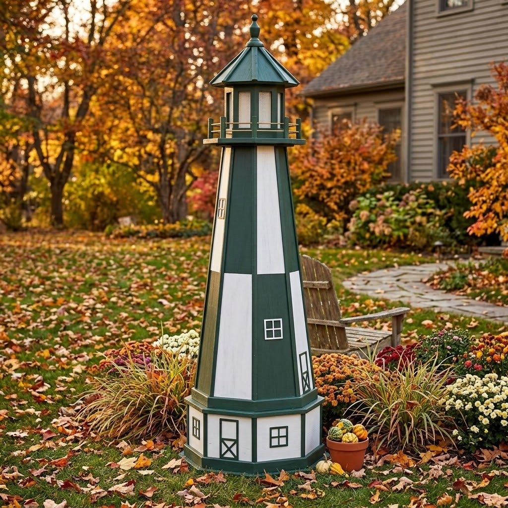 Cape Henry Poly Lawn Lighthouse (Green)