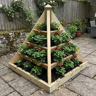 Strawberry Planter Woodworking Project - 3 ft.