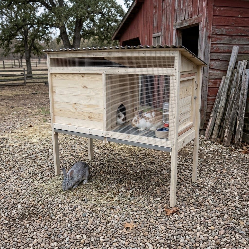 Rabbit hutch woodworking plans