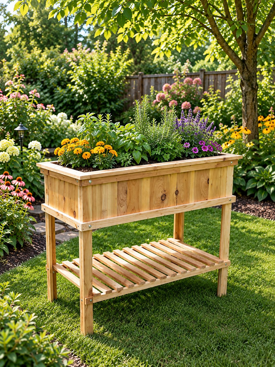 Raised Garden Planter Woodworking Project
