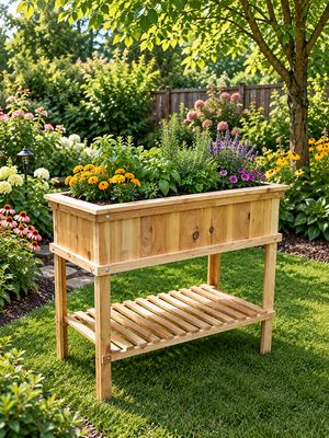 Raised Garden Planter Woodworking Project