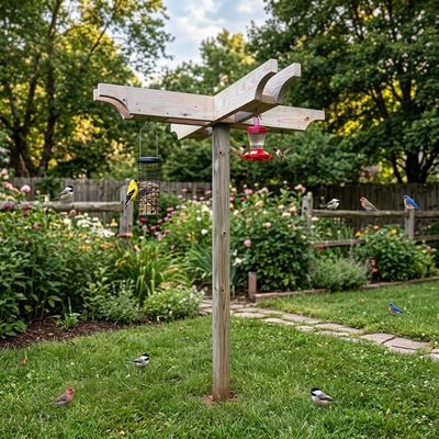Feeding Station Woodworking Project