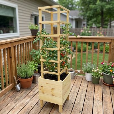 Deck Tomato Planter Plans