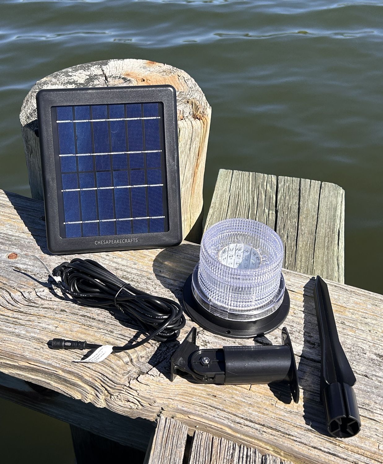 Revolving Solar Beacon Light Kit