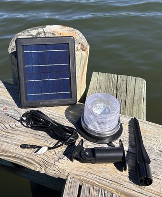 Revolving Solar Beacon Light Kit