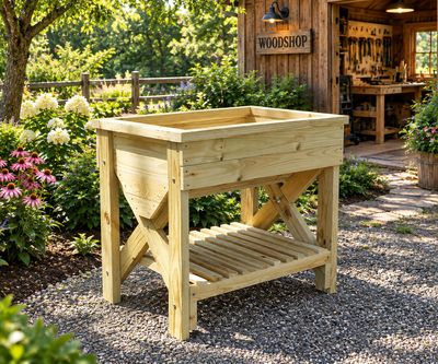 3 ft. Raised Trug Planter Plans