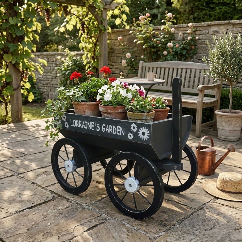Wagon Planter Woodworking Project