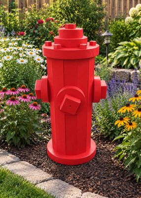 Wooden Fire Hydrant Woodworking Project