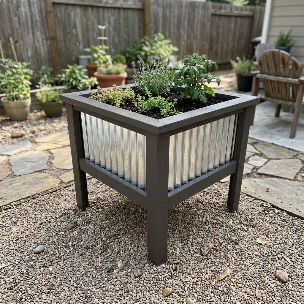 Raised Garden Planter Woodworking Project