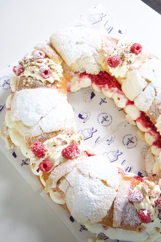 ROSCA RELLENA DE FRAMBUESA Y MASCARPONE