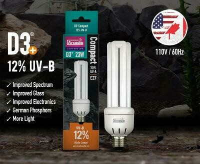 Arcadia D3 12% UVB Compact Bulb - 23W