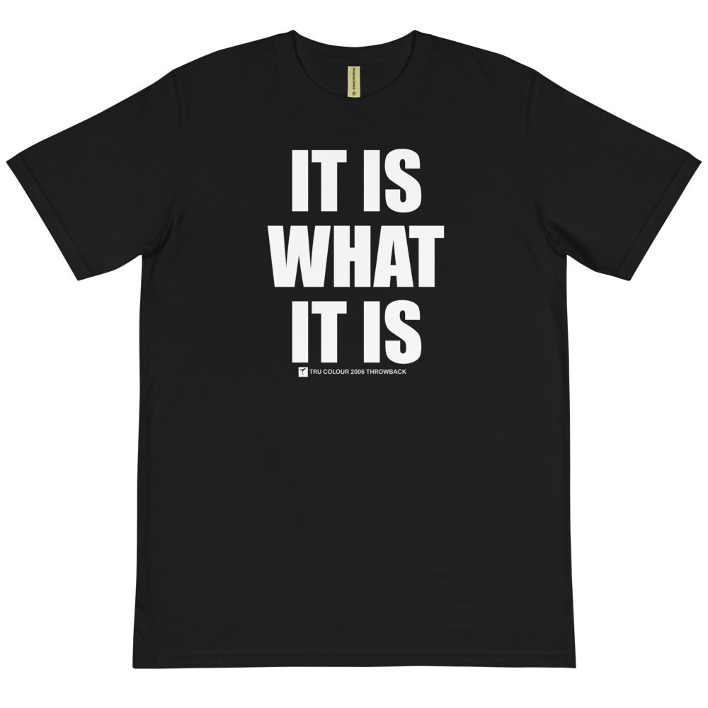 IT IS WHAT IT IS