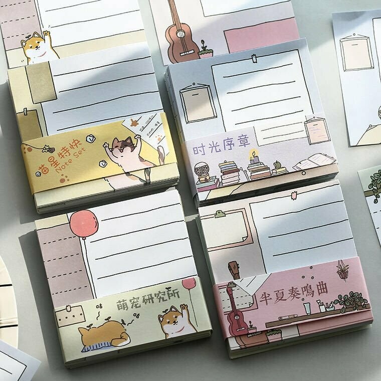 กระดาษโน๊ตลายการ์ตูน