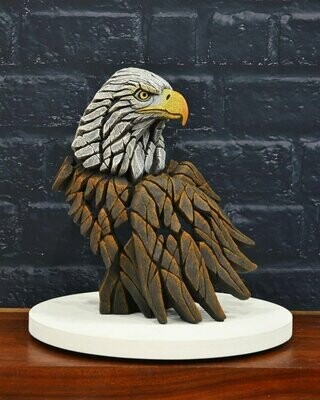 Edge Sculpture Eagle Bust Bald