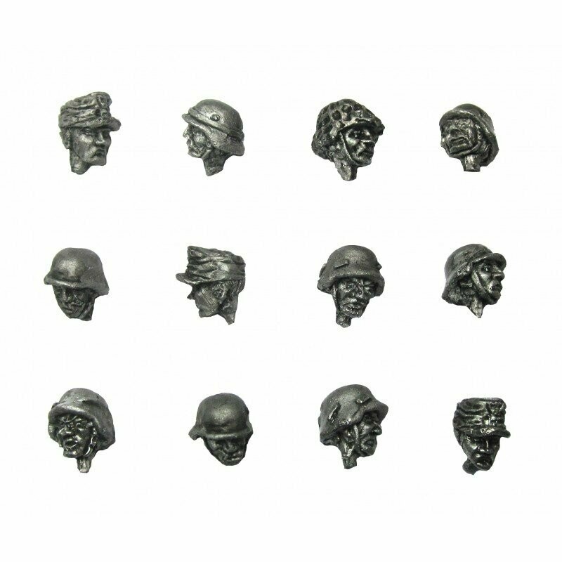 28mm World War 2 German head pack