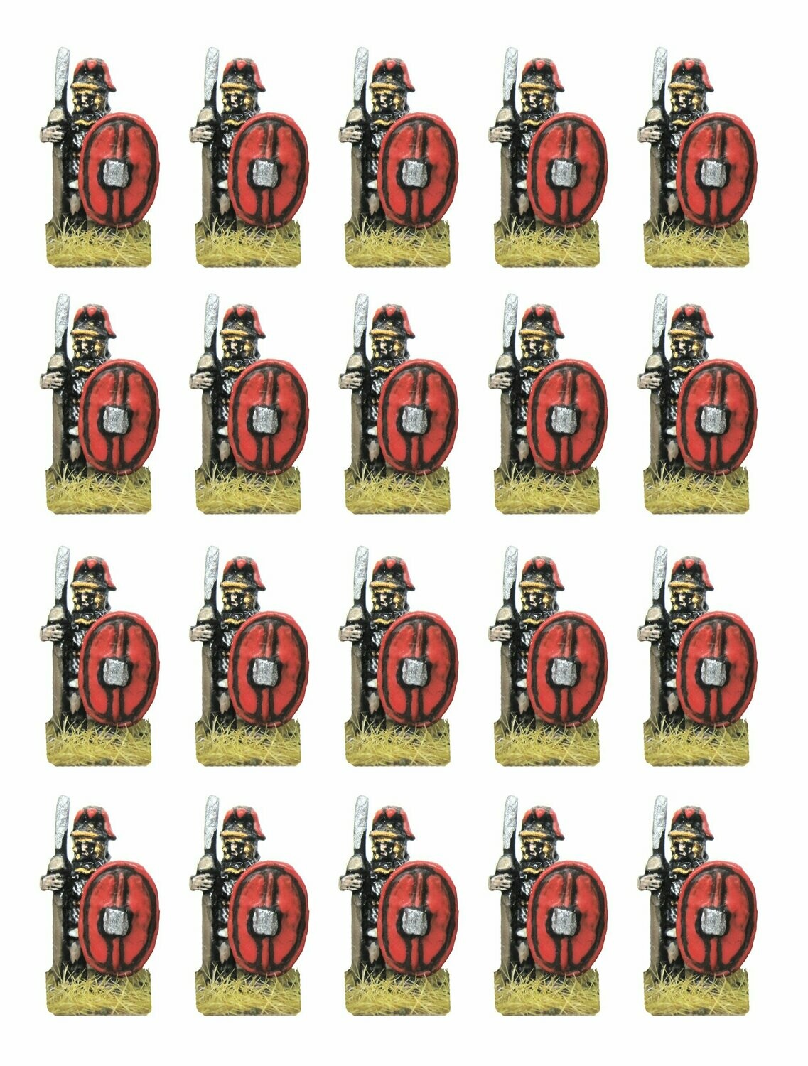 10mm Caesarian Roman Legionaries