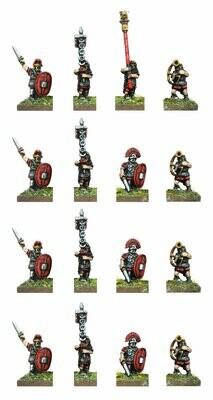 10mm Caesarian Roman Legionary command