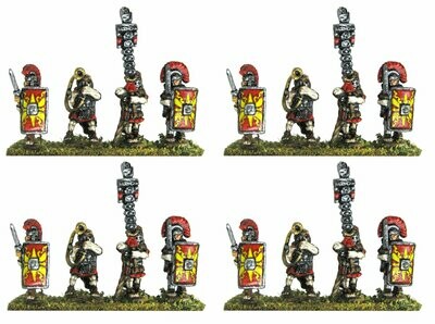 10mm Roman Legionary cohort command