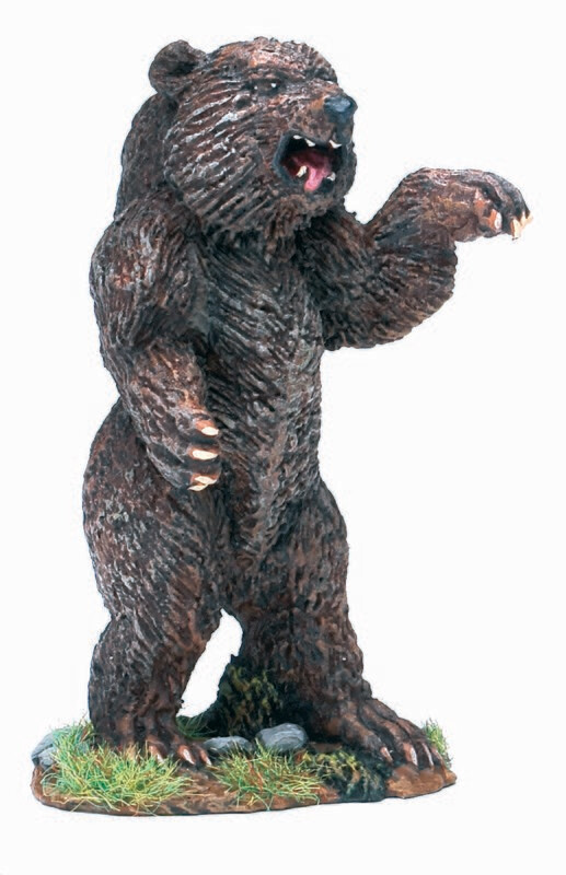 Prehistoric Settlement  - 28mm Cave Bear