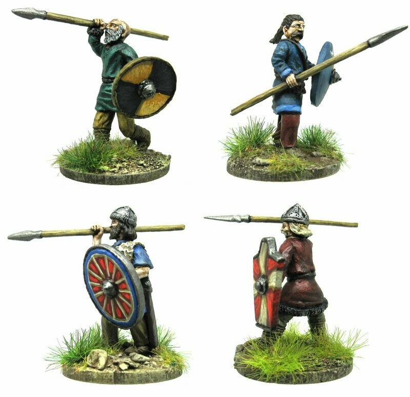28mm un-armoured Goths with spears