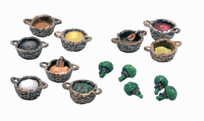 28mm Spices and Herbs produce pack for the market stall