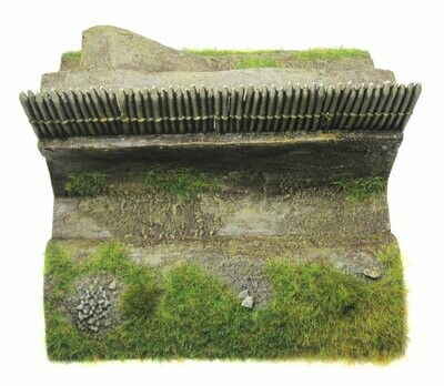 28mm Roman marching camp straight section 28mm Roman marching camp straight section