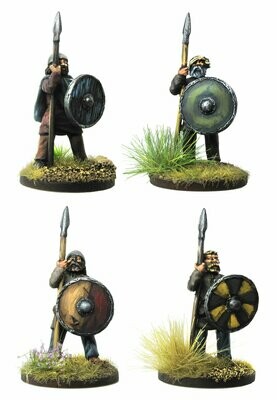 28mm Bondi standing with spears 28mm Bondi standing with spears