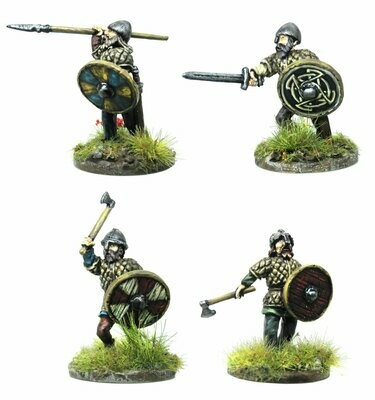 28mm Vikings in quilted armour
