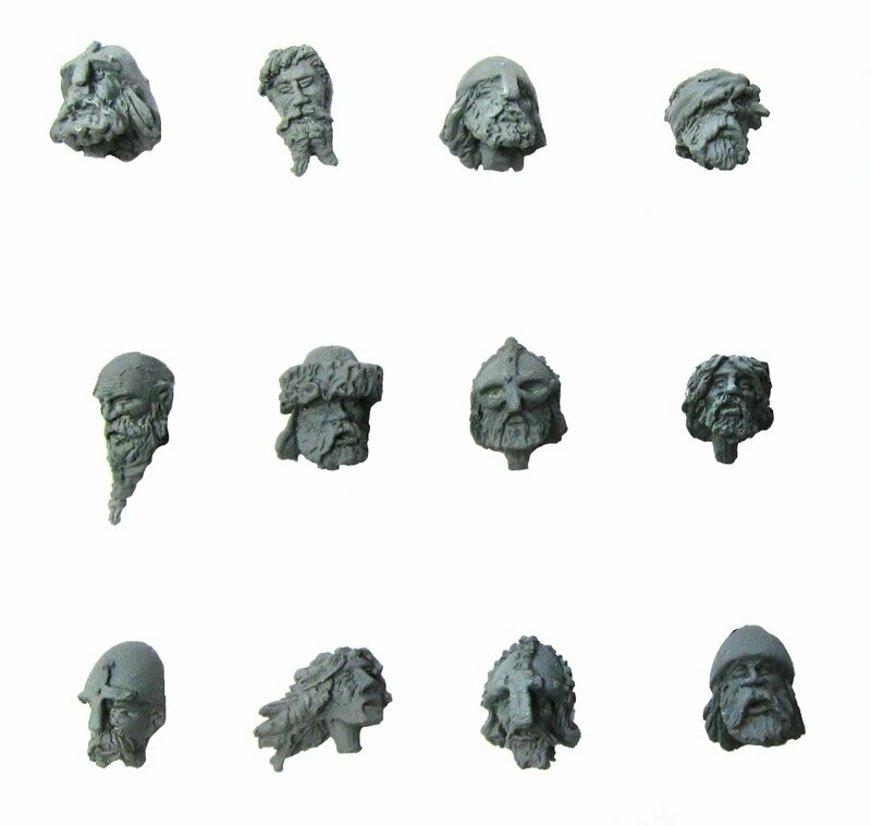 28mm Viking Heads.