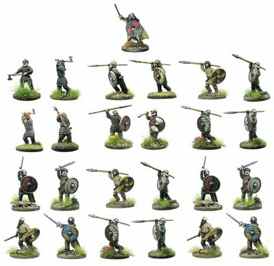 28mm Viking Saga Starter Army (4 points/ 25 miniatures)