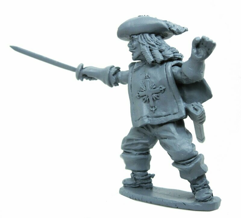 King's musketeer lunging