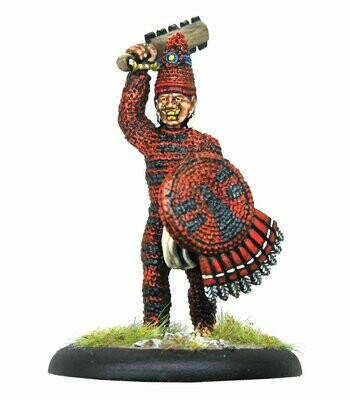 Aztec 2 captive warrior with macana