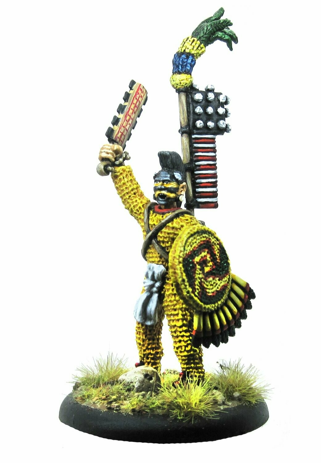Aztec Eagle Warrior 54 mm 1/32 tin toy soldier MiniatureArt Qualité 