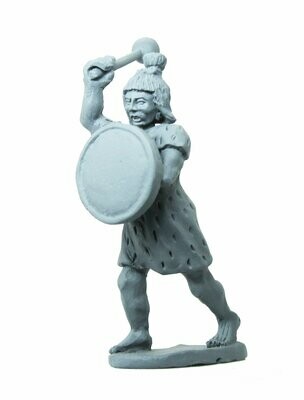 Aztec Warrior quilted armour with club Aztec Warrior quilted armour with club