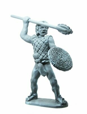 Tlaxcalan warrior with spear wearing quilted armour