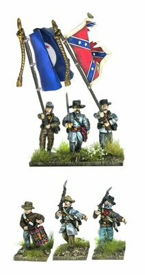 Confederates command for marching
