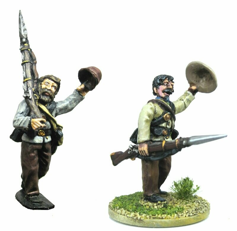 Confederate enthusiastic infantry