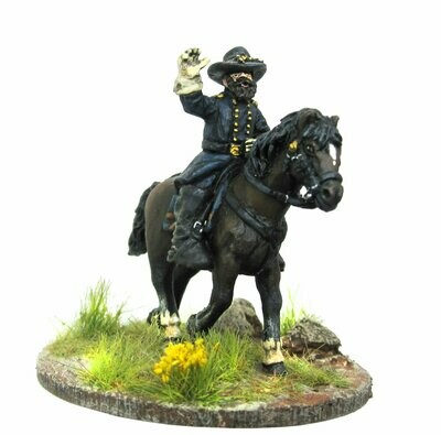 Union Brigade general mounted