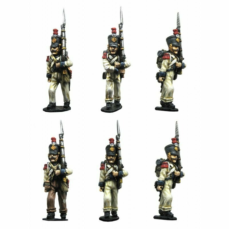 28mm Westphalian Line Infantry Grenadiers marching