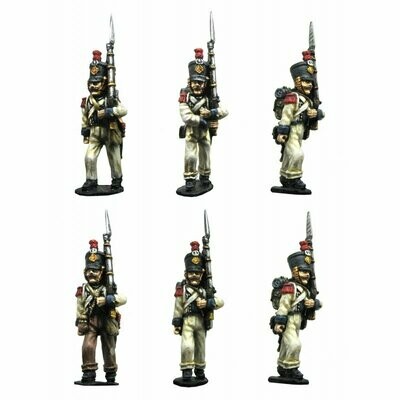 28mm Westphalian Line Infantry Grenadiers marching