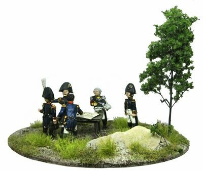 28mm Napoleonic Saxon command group