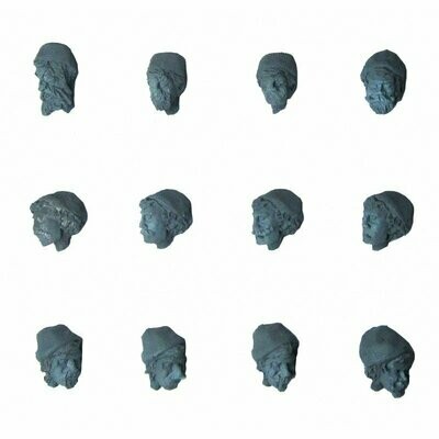 28mm World War One French Zouave Heads 28mm World War One French Zouave Heads